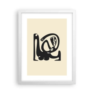 Plakat w białej ramie - Prawie Picasso - 30x40 cm