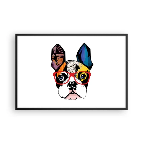 Plakat w czarnej ramie - Intelektualista - 91x61 cm