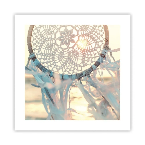 Plakat - Koronkowy totem - 40x40 cm