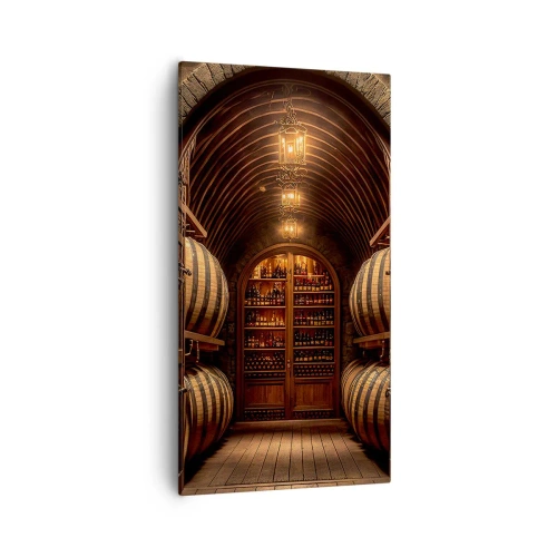 Obraz na płótnie - Klimatyczna piwnica - 55x100 cm