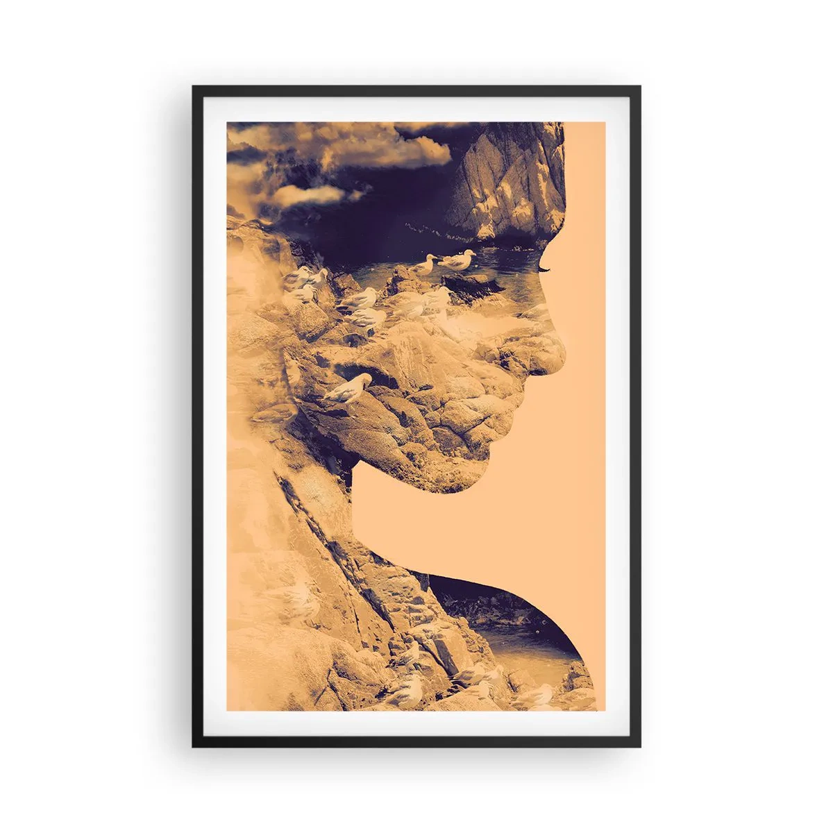 Plakat w czarnej ramie - Piękna z natury - 61x91 cm