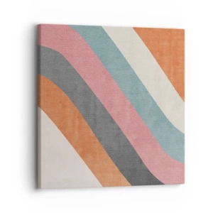 Obraz na płótnie - Kompozycja diagonalna – ruch - 30x30 cm