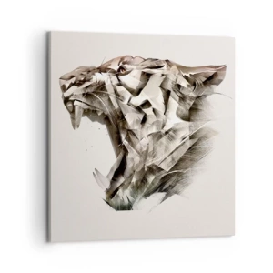 Obraz na płótnie - Już wiesz, kto rządzi - 60x60 cm