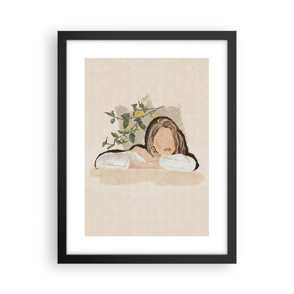 Plakat w czarnej ramie - Piękność południa - 30x40 cm