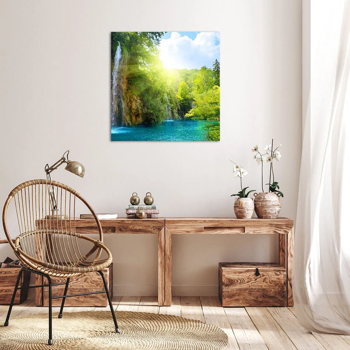 Obraz na płótnie - To musi być Eden - 60x60 cm