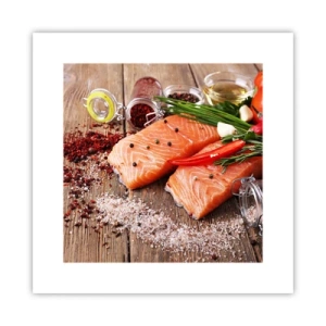 Plakat - Norweska przygoda w kuchni - 30x30 cm