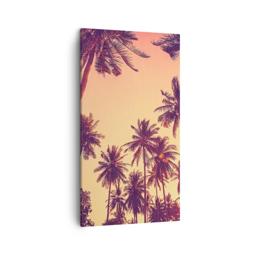 Obraz na płótnie - Tropikalna wariacja - 45x80 cm