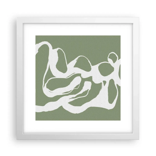 Plakat w białej ramie - Wołanie przestrzeni - 30x30 cm