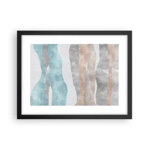 Plakat w czarnej ramie - Studium bliskości - 40x30 cm