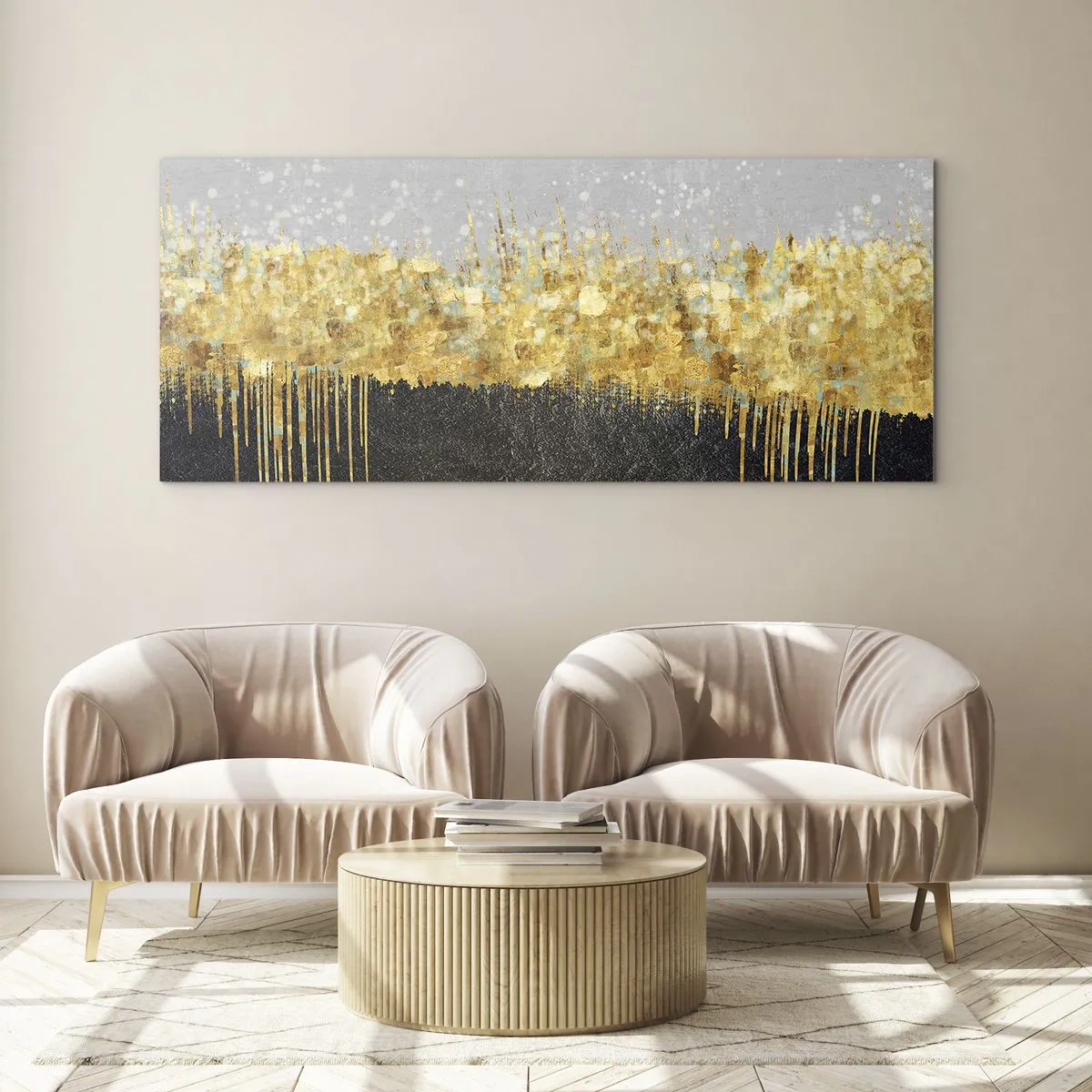Obraz na szkle - W głąb i ku górze - 100x40 cm