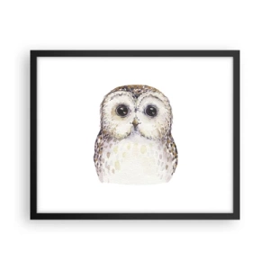 Plakat w czarnej ramie - Spójrz mi w oczy - 50x40 cm