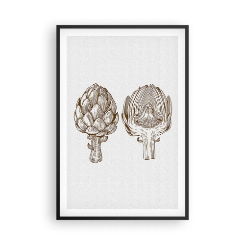 Plakat w czarnej ramie - Lekcja anatomii - 61x91 cm