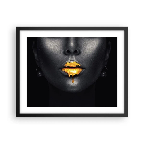 Plakat w czarnej ramie - Złotousta - 50x40 cm