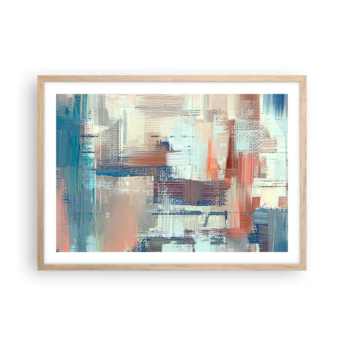 Plakat w ramie jasny dąb - Dotrzeć do światła - 70x50 cm