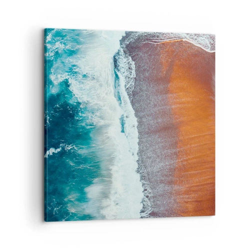 Obraz na płótnie - Dotyk oceanu - 60x60 cm