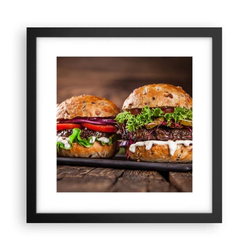 Plakat w czarnej ramie - American dream - 30x30 cm