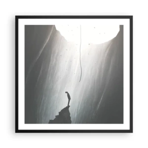 Plakat w czarnej ramie - Zawsze jest jakieś wyjście - 60x60 cm