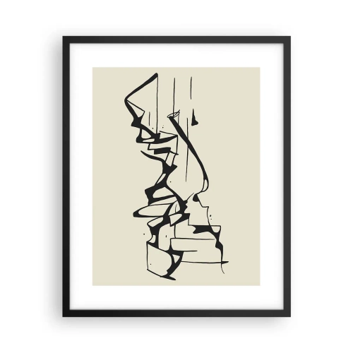 Plakat w czarnej ramie - Być może pejzaż - 40x50 cm