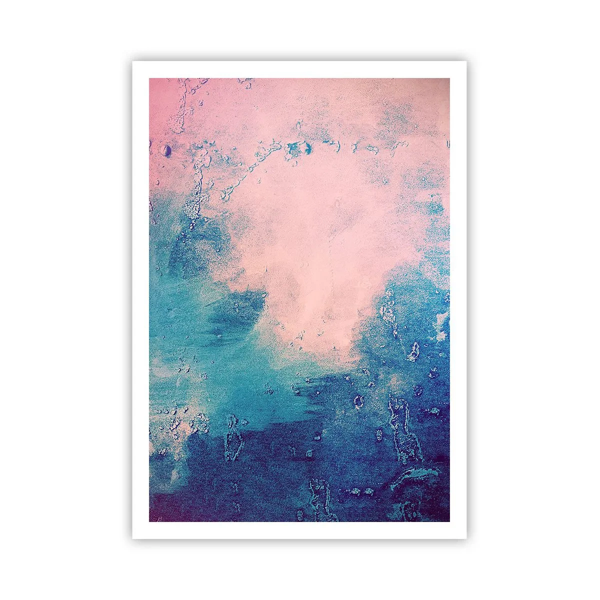 Plakat - Błękitne objęcia - 70x100 cm