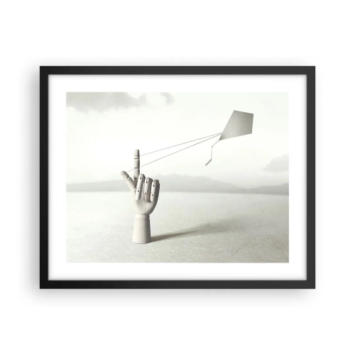 Plakat w czarnej ramie - Próba sił - 50x40 cm