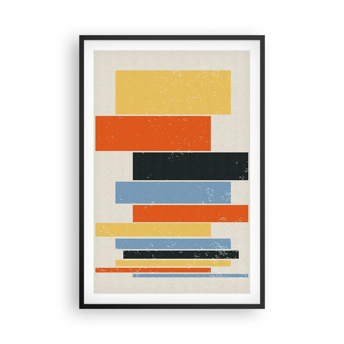 Plakat w czarnej ramie - Zapis muzyki - 61x91 cm