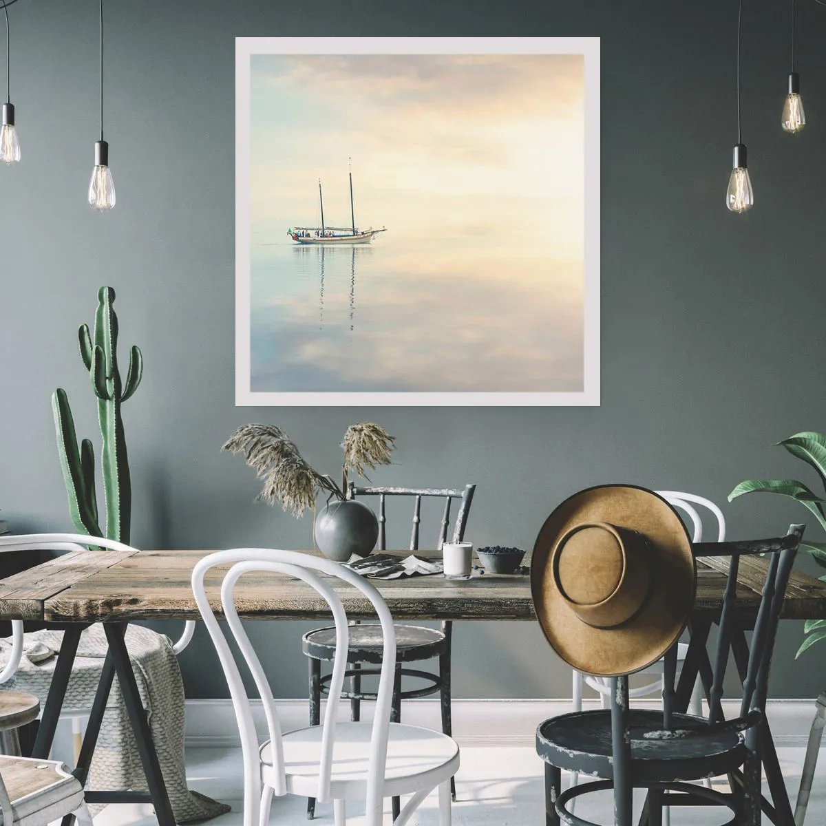 Plakat - W morzu ciszy - 40x40 cm