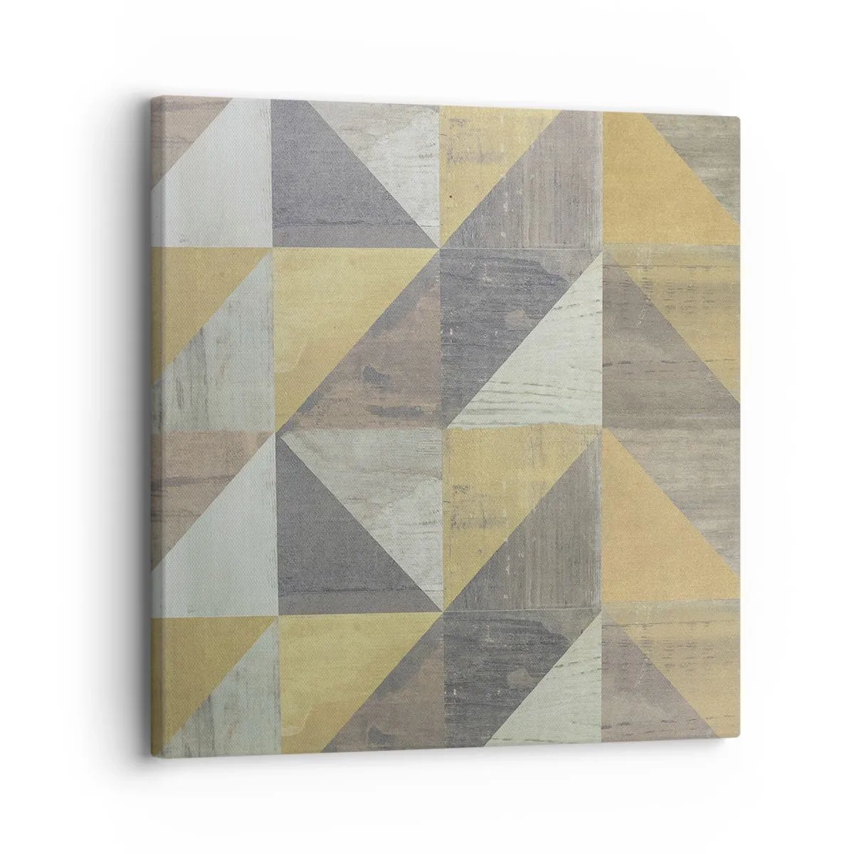 Obraz na płótnie - Pod kątem trójkąta - 30x30 cm