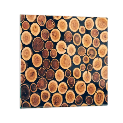 Obraz na szkle - Na ile lat wyglądam? - 60x60 cm