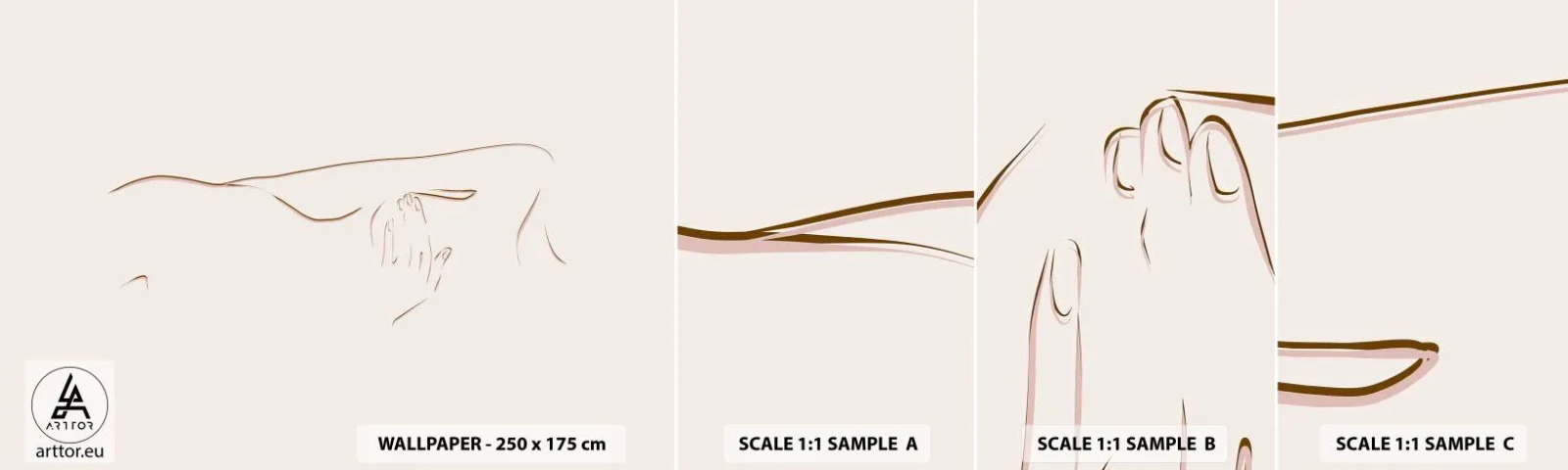 Fototapeta Próbka Standard Eco - Kształt pragnienia - Abstrakcja, Grafika, Sztuka - 100x30 cm