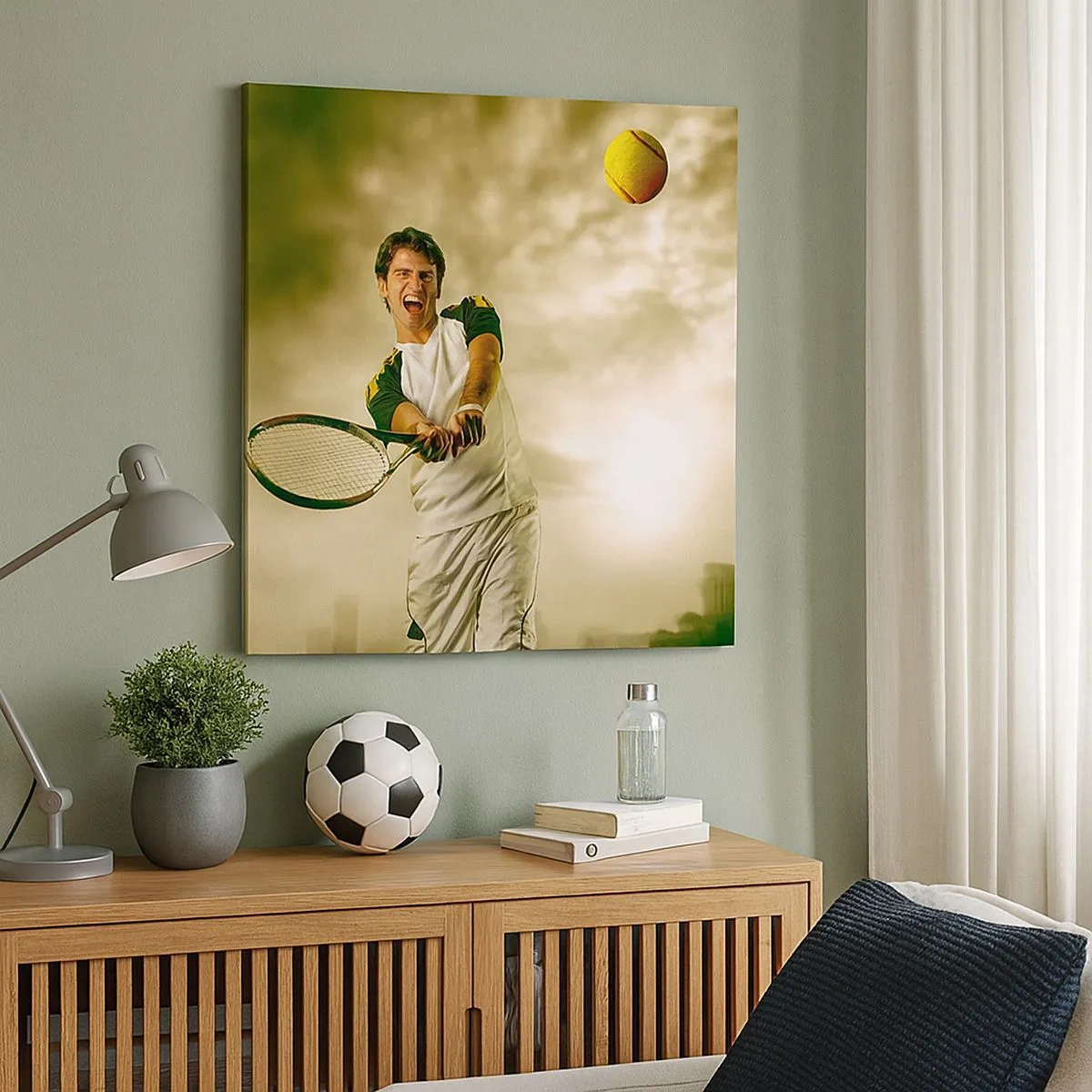 Obraz na płótnie - Energia i radość - 30x30 cm