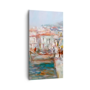 Obraz na płótnie - Pastelowe wakacje - 55x100 cm