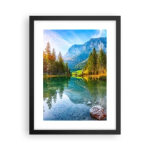 Plakat w czarnej ramie - Łagodność jesieni - 30x40 cm