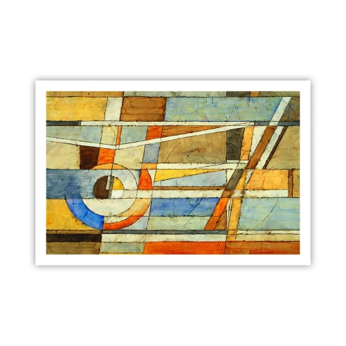 Plakat - Kubizm na budowie - 91x61 cm