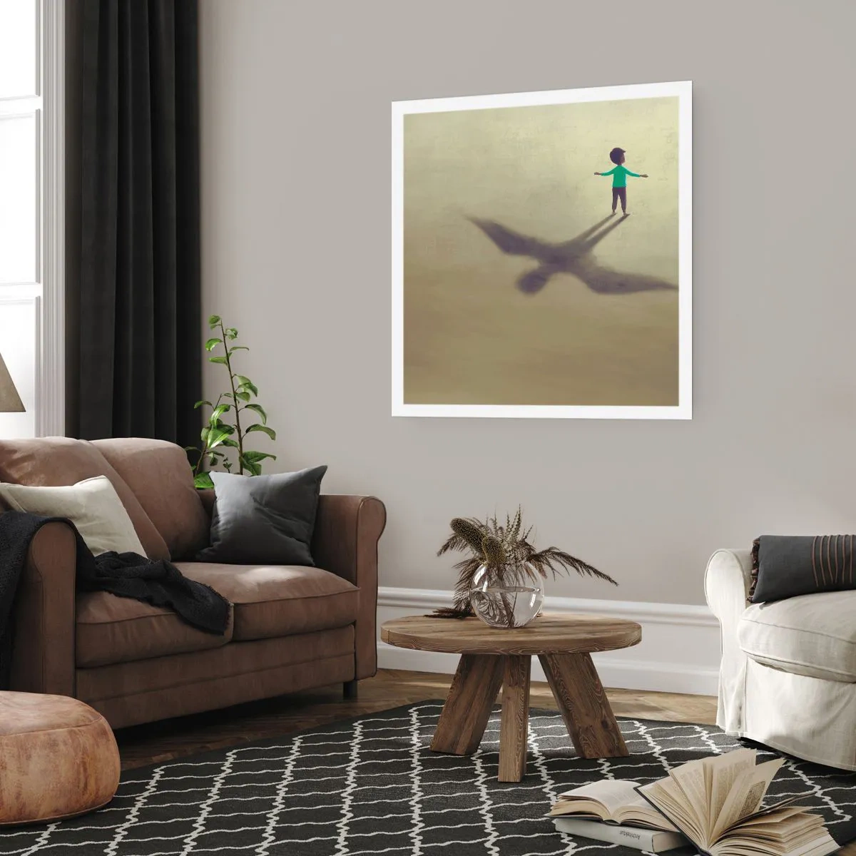 Plakat - Bohater przyszłości - 50x50 cm