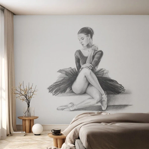 Fototapeta na wymiar Premium Canvas - Zaczarowana tańcem - Baletnica, Taniec, Balet