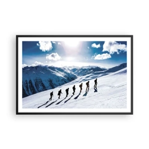 Plakat w czarnej ramie - Drużyna zdobywców - 91x61 cm