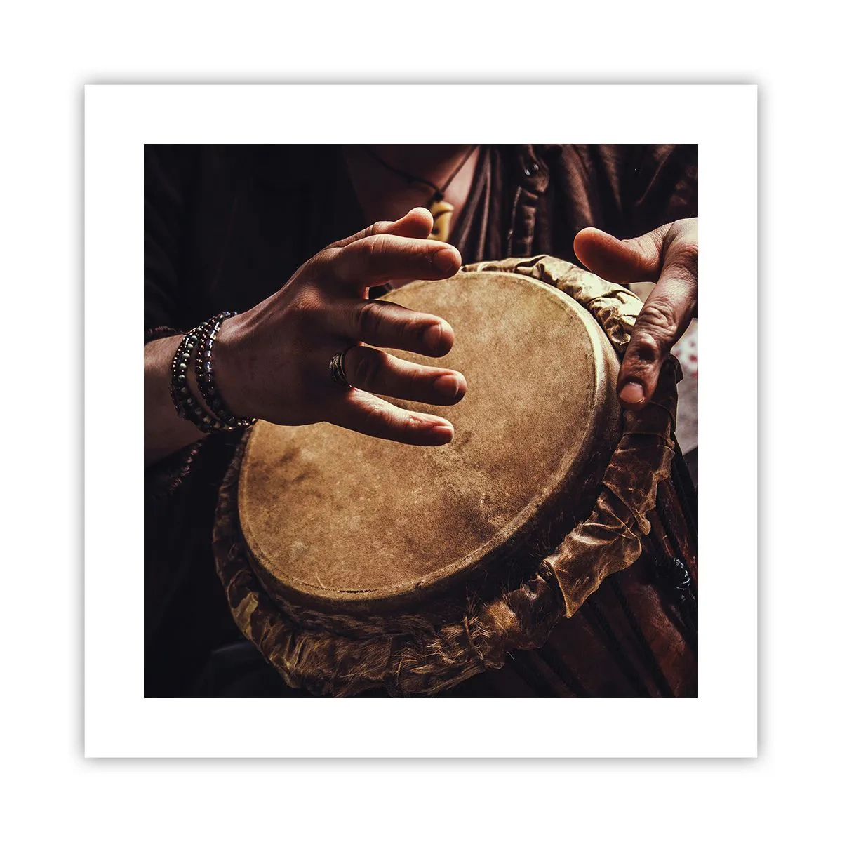 Plakat - W rytmie serca - 40x40 cm