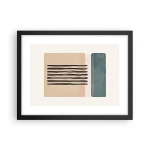 Plakat w czarnej ramie - Wszystko w porządku - 40x30 cm