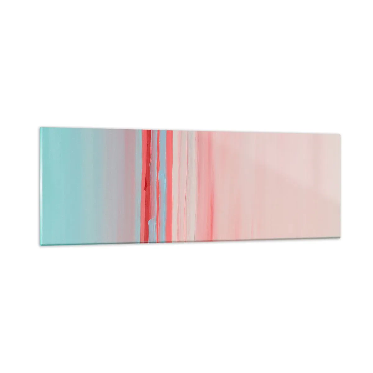 Obraz na szkle - Abstrakcja o świcie - 90x30 cm