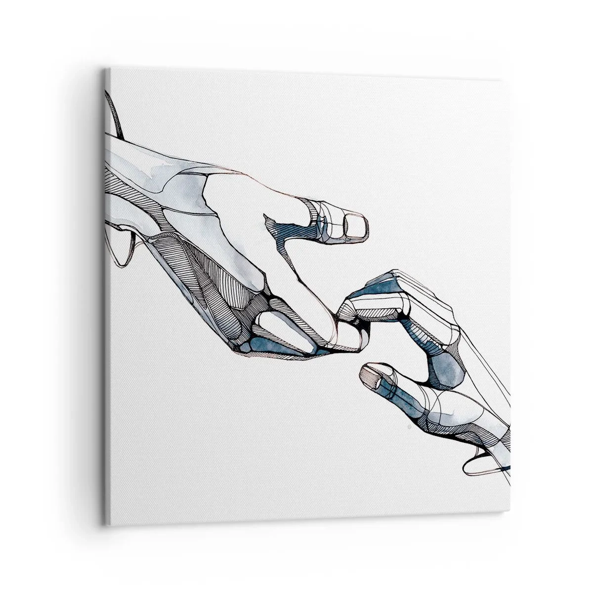 Obraz na płótnie - Dobry gest - 50x50 cm