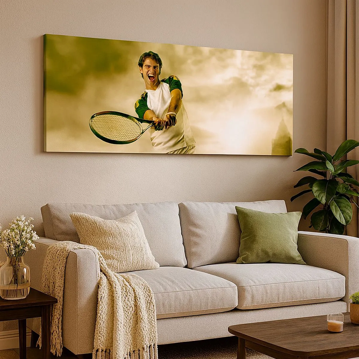 Obraz na płótnie - Energia i radość - 100x40 cm