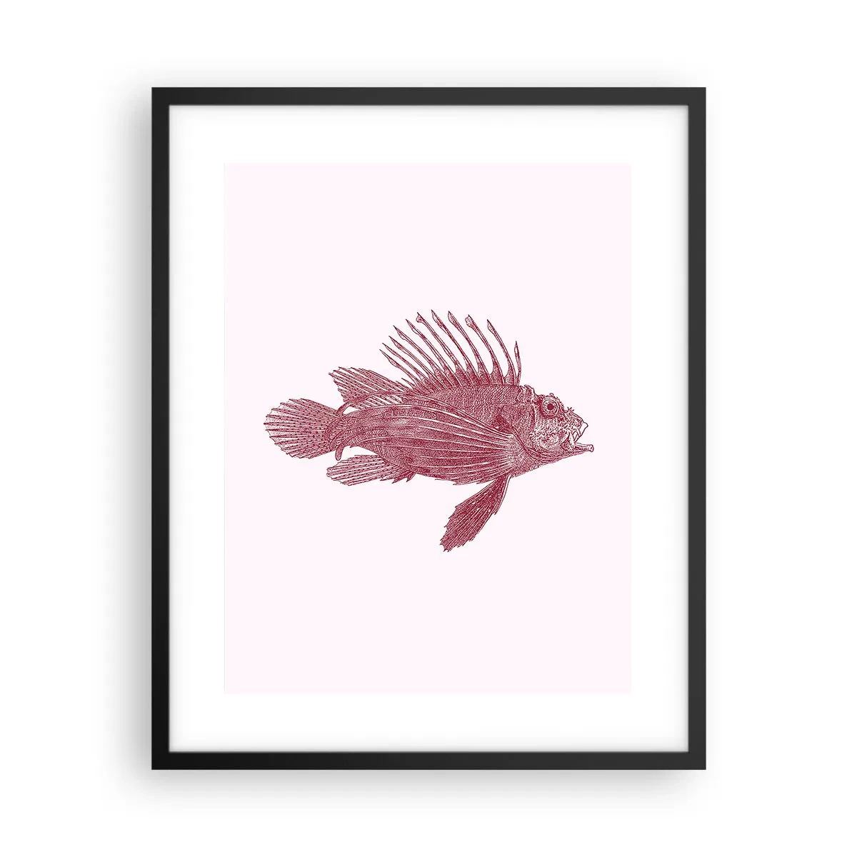 Plakat w czarnej ramie - Mieszkanka egzotycznych wód - 40x50 cm