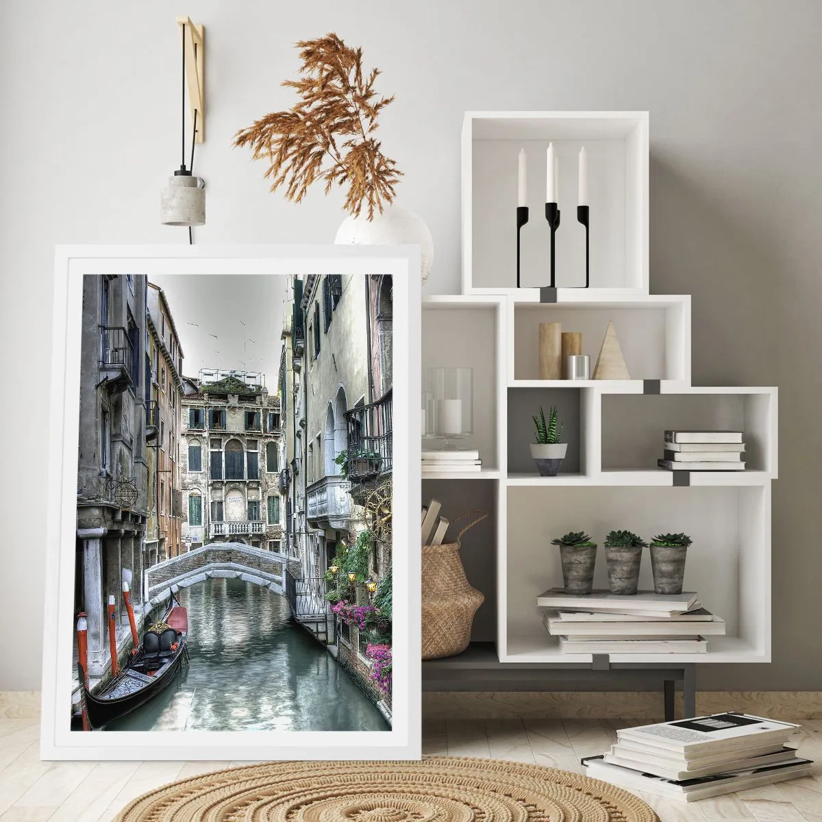 Plakat w białej ramie - Od wieków w cichej zadumie - 70x100 cm