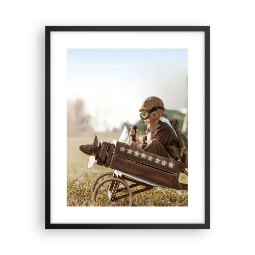 Plakat w czarnej ramie - Start ku marzeniu - 40x50 cm