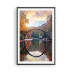 Plakat w czarnej ramie - Po drugiej stronie lustra - 61x91 cm