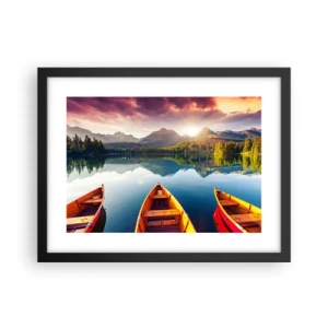Plakat w czarnej ramie - Nic przeciw naturze - 40x30 cm
