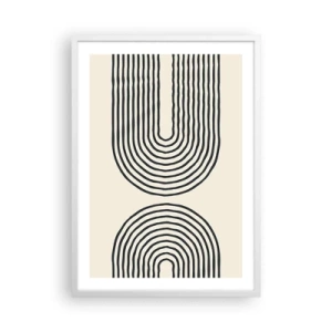 Plakat w białej ramie - Już za chwilę… - 50x70 cm