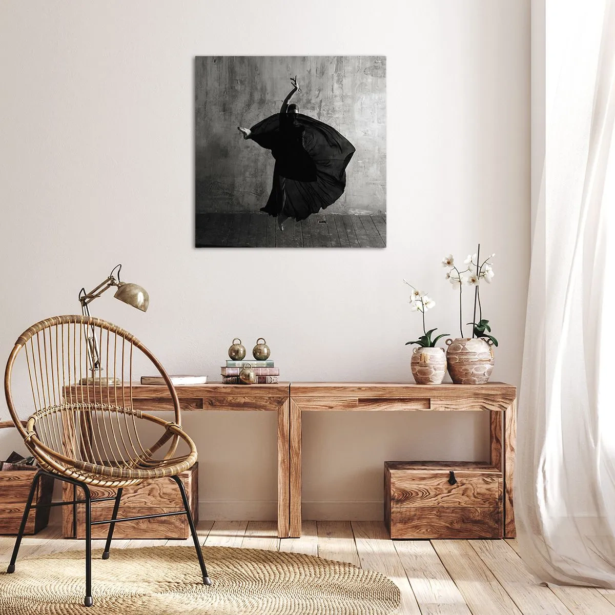 Obraz na płótnie - Pełne pasji pas - 50x50 cm