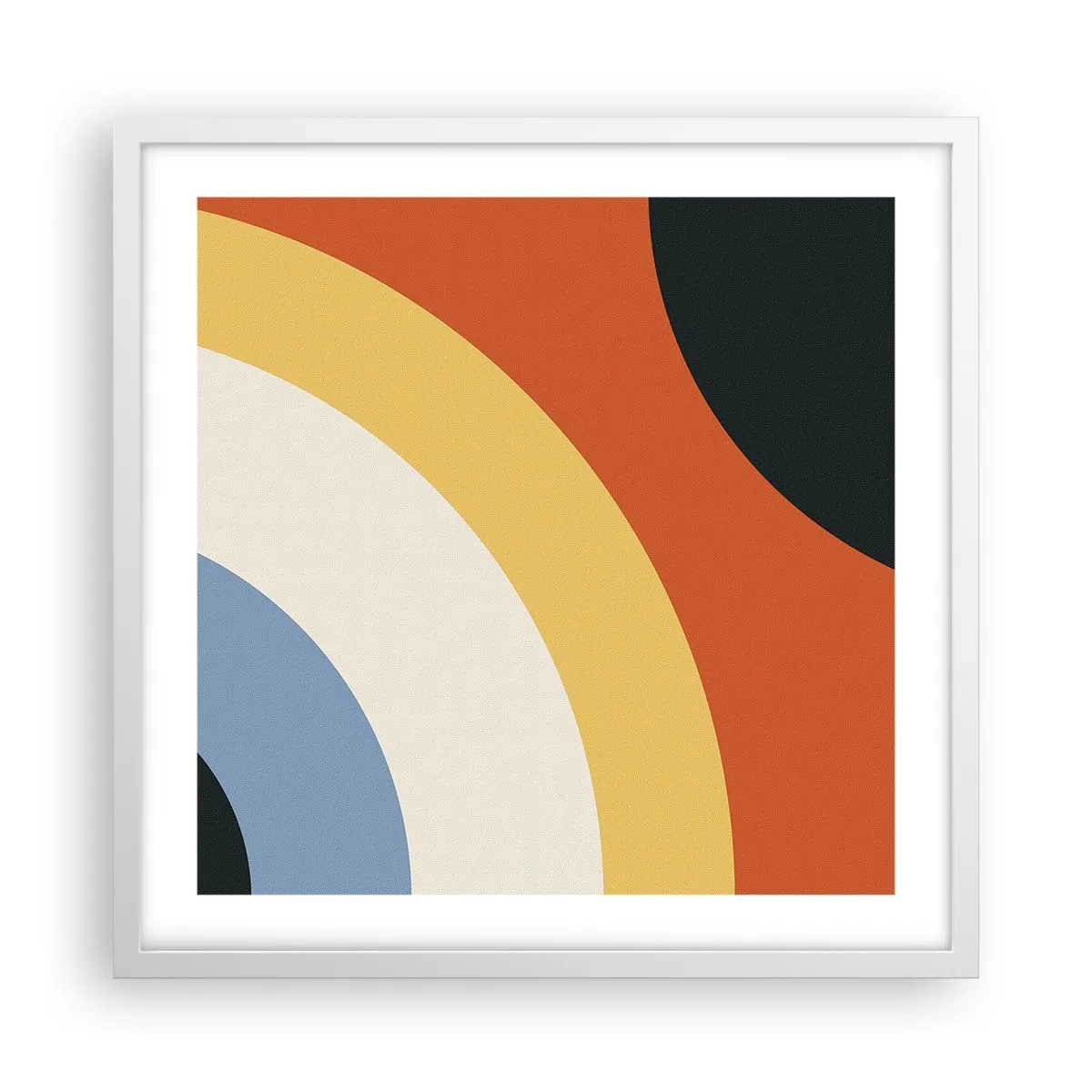 Plakat w białej ramie - Ku sobie - 50x50 cm