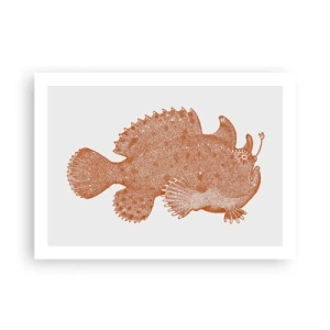 Plakat - A jednak ryba - 70x50 cm